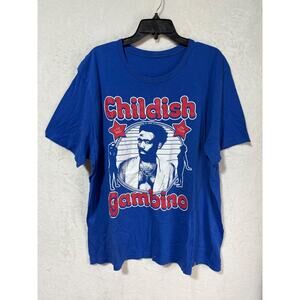 Childish Gambino Live And On Tour This Is America 2018 Blue Shirt Size XXL